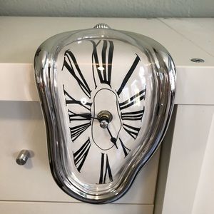 Salvador Dali inspired melting clock